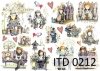 Decoupage paper ITD D0212M